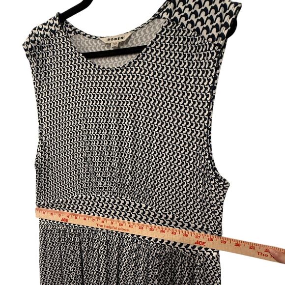 NEW! Boden 16/18 Thea Sleeveless Midi Dress $170 Stretch Jersey Sleeveless Navy - Picture 10 of 12